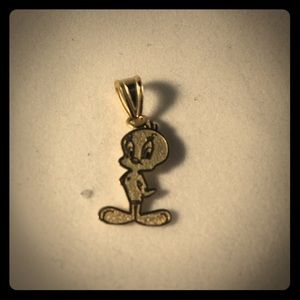 Gold Tweety Bird charm